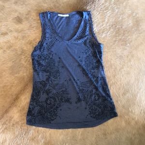Navy blue tank top